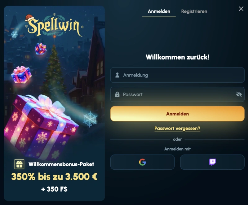 SpellWin Login